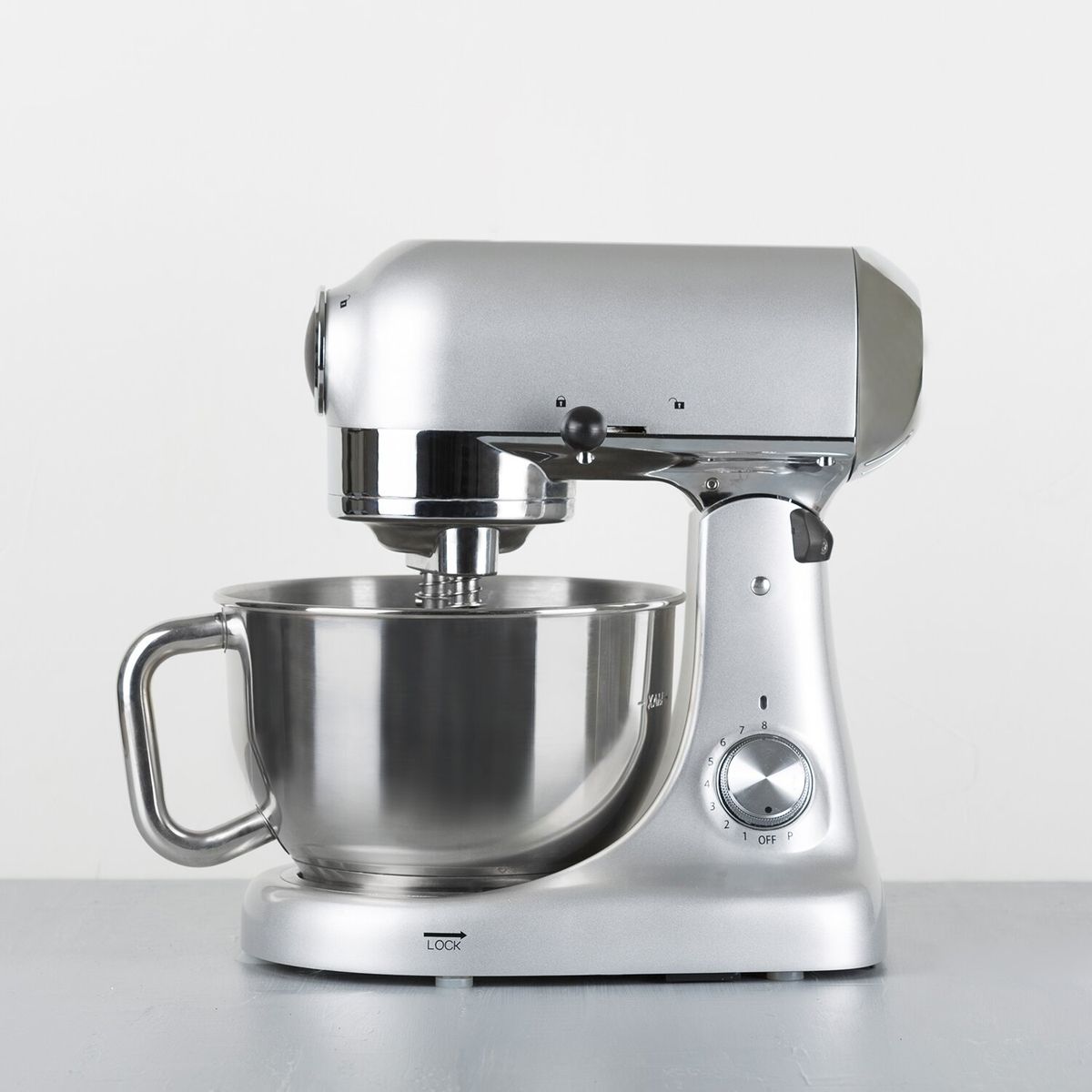 EASYWAYS - Batidora de Pedestal Hook Mixer Silver 4, 7Lt EasyWays