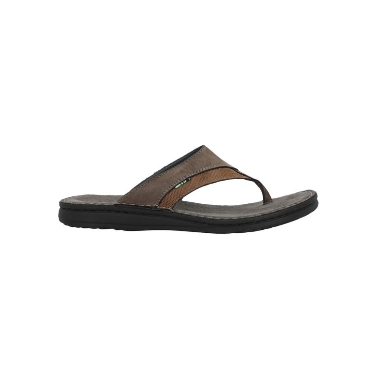Sandalia Cuero Hombre Curt Gris
