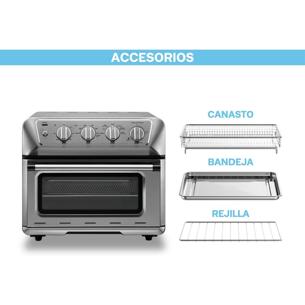 EASYWAYS - Freidora de Aire Air Fryer Gourmet 20 L EasyWays