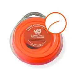 VAN BEEK - Nylon Cuadrado 2.7mm x 15 Metros para Orilladora y Desbrozadora