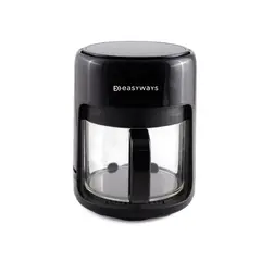 EASYWAYS - Freidora de Aire Air Fryer Crystal 4L vidrio