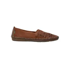 ROCKFORD - Slip On Cuero Mujer Hibiscus Café