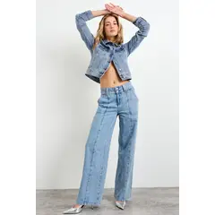 IO - Jeans Mujer Celeste