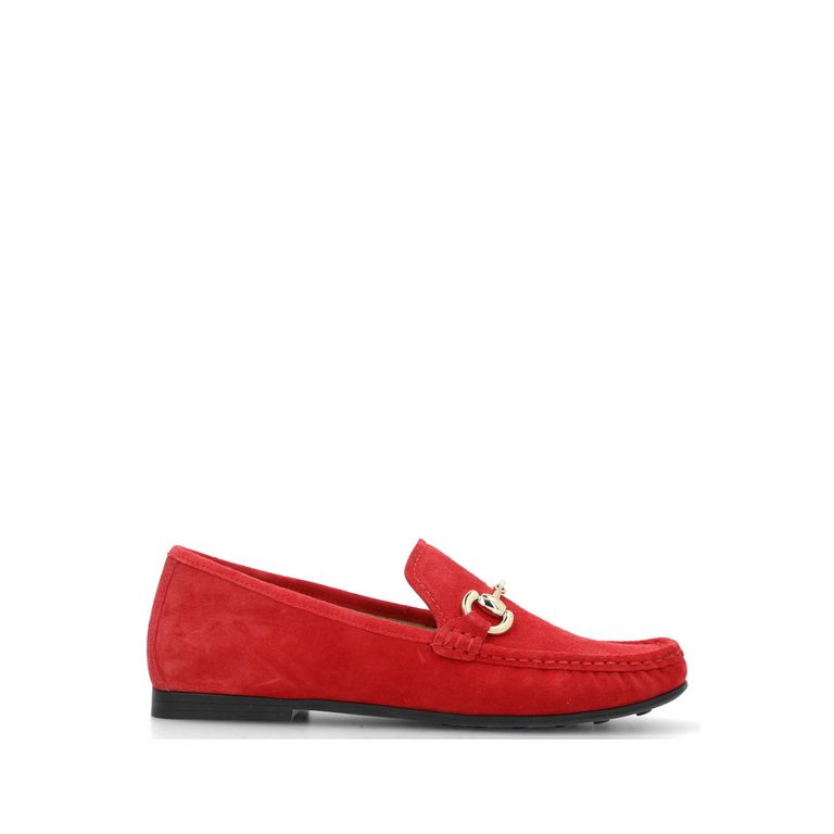 Mocasin Mujer Lonera Rojo
