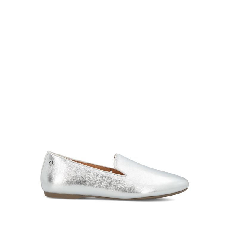 Mocasin Mujer Oda Plateado