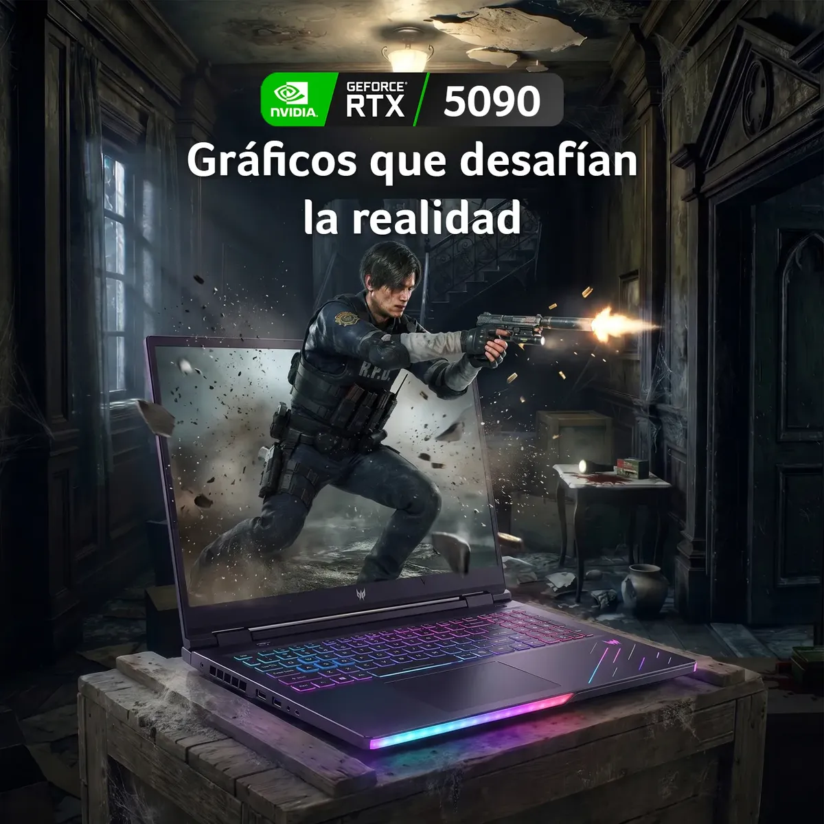 ACER - Notebook Gamer Predator Helios 18 PH18-73-9899-1 Intel Ultra 9 RTX 5090 64GB RAM 3TB SSD  18" 4K WQUXGA 120Hz