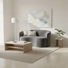 DISEÑOS VALESTRINI - SOFA MONACO CURVO EN FELPA