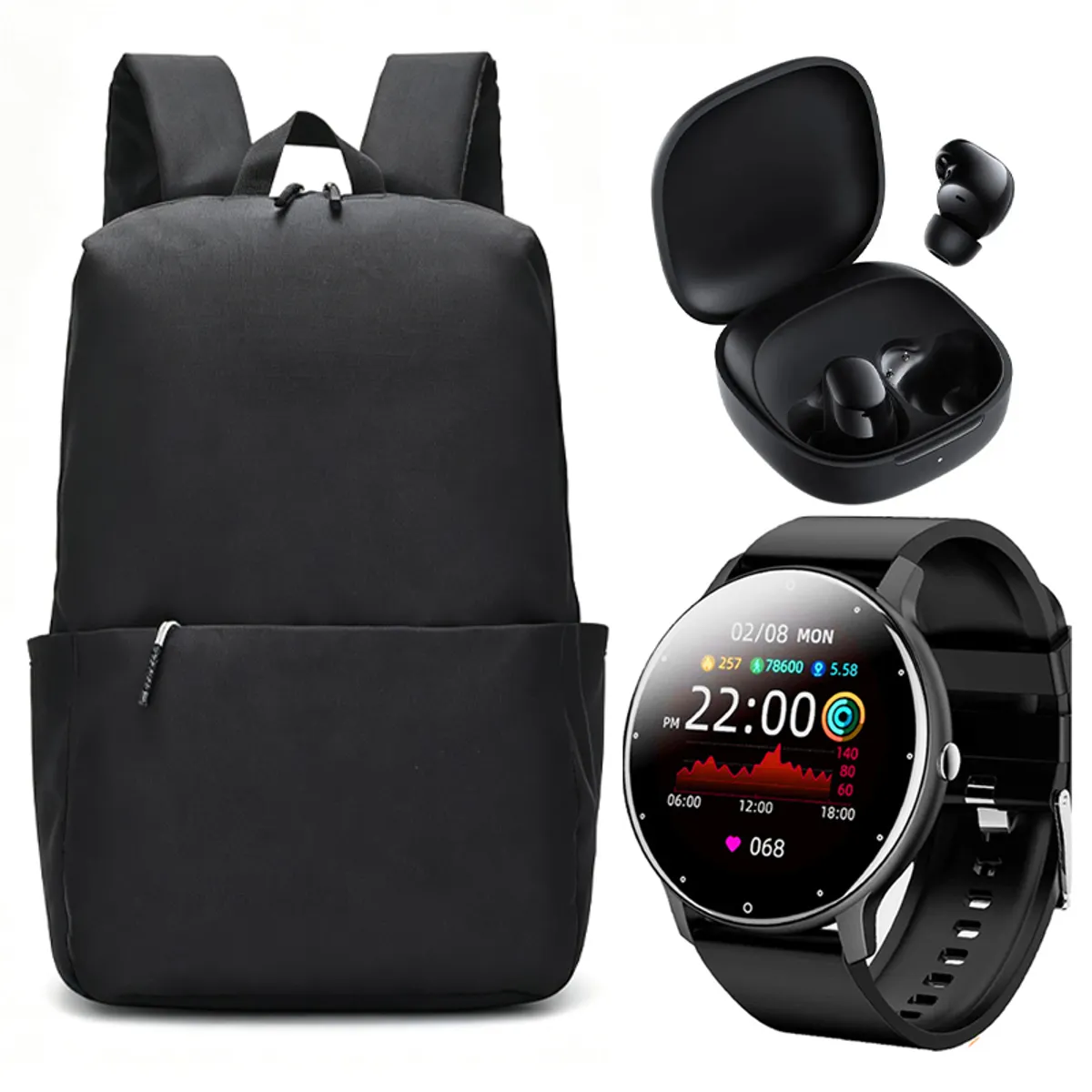 XIAOMI - Xiaomi Buds 6 play Tws Bluetooth y Toumi Fit 2 Reloj inteligente y Mochila