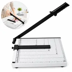 DOPA - Cortadora Guillotina De Papel A4 Con Regla Guía Oficina Manual