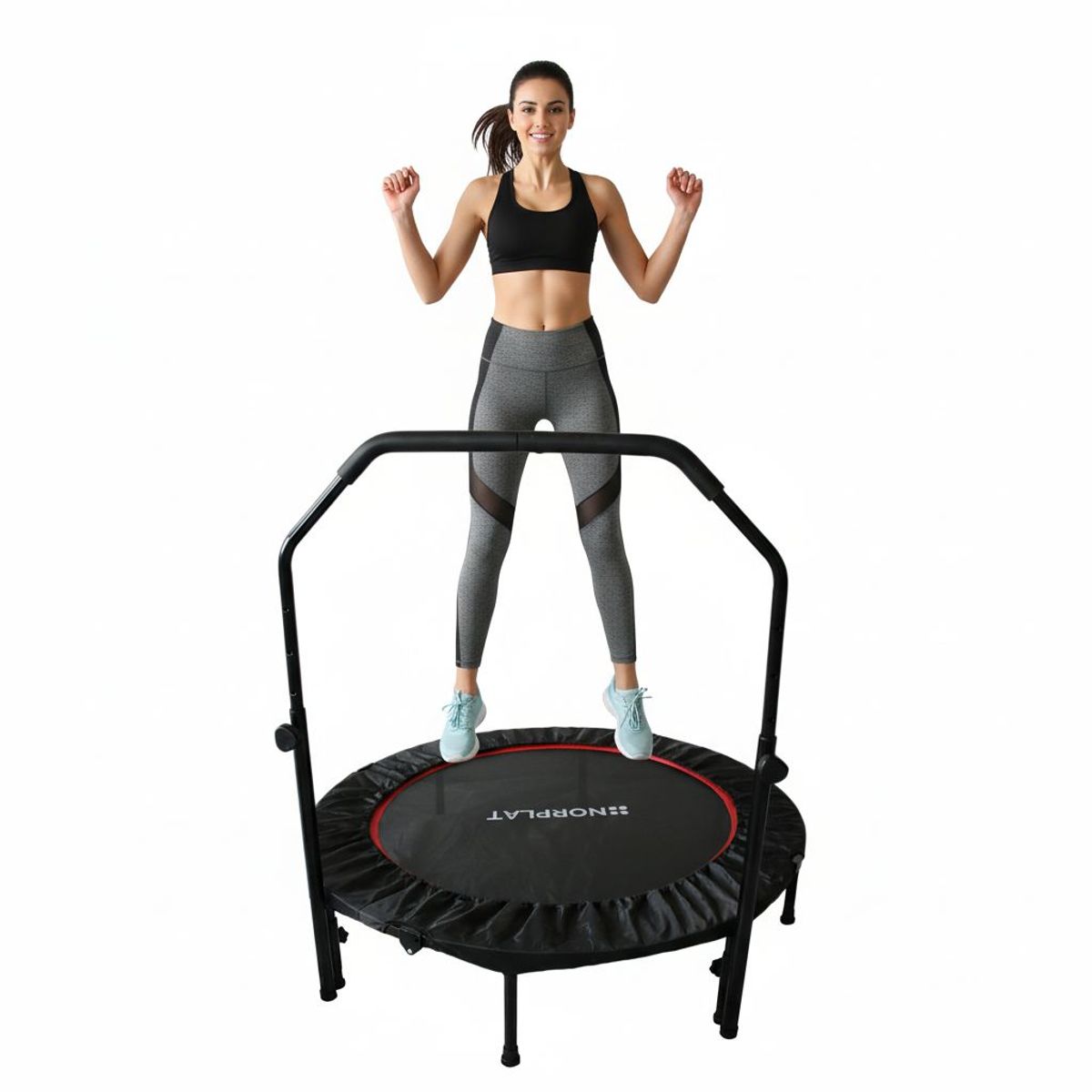 NORPLAT - Trampolín Fitness 120cm 48 Plegable Aeróbico Yoga - Norplat