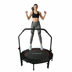 NORPLAT - Trampolín Fitness 120cm 48 Plegable Aeróbico Yoga -