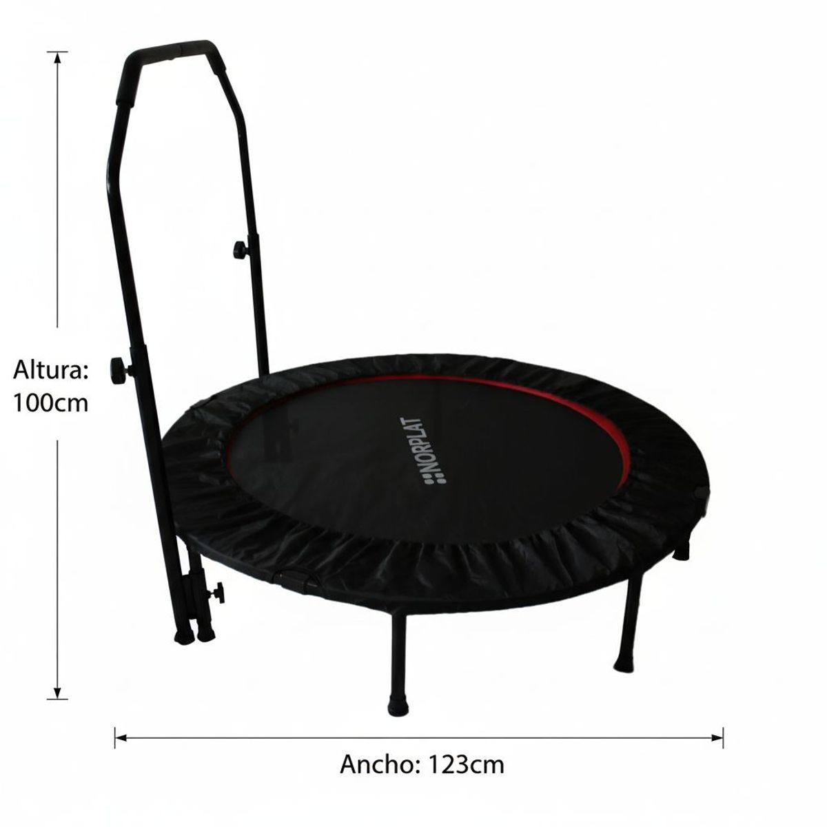 NORPLAT - Trampolín Fitness 120cm 48 Plegable Aeróbico Yoga - Norplat