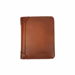 NORPLAT - Billetera de cuero hombre Anti RFID anti clonacion -