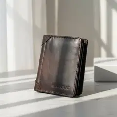 NORPLAT - Billetera De Cuero Hombre Anti Rfid Anti Clonacion -