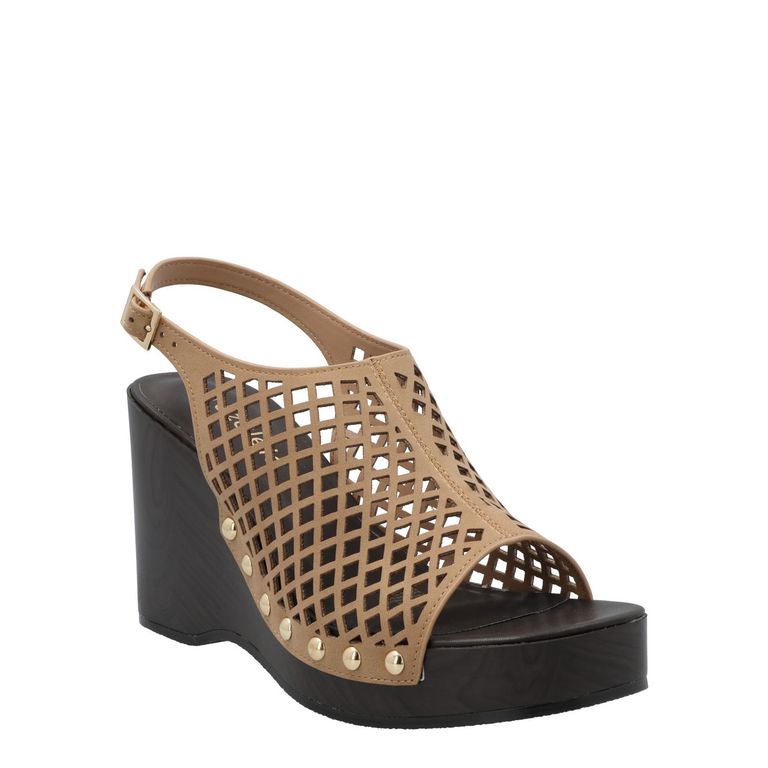 Sandalia Mujer Lauren Beige