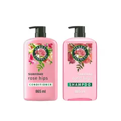 HERBAL ESSENCES - Pack Rose Hips Shampoo + Acondicionador 865 ml
