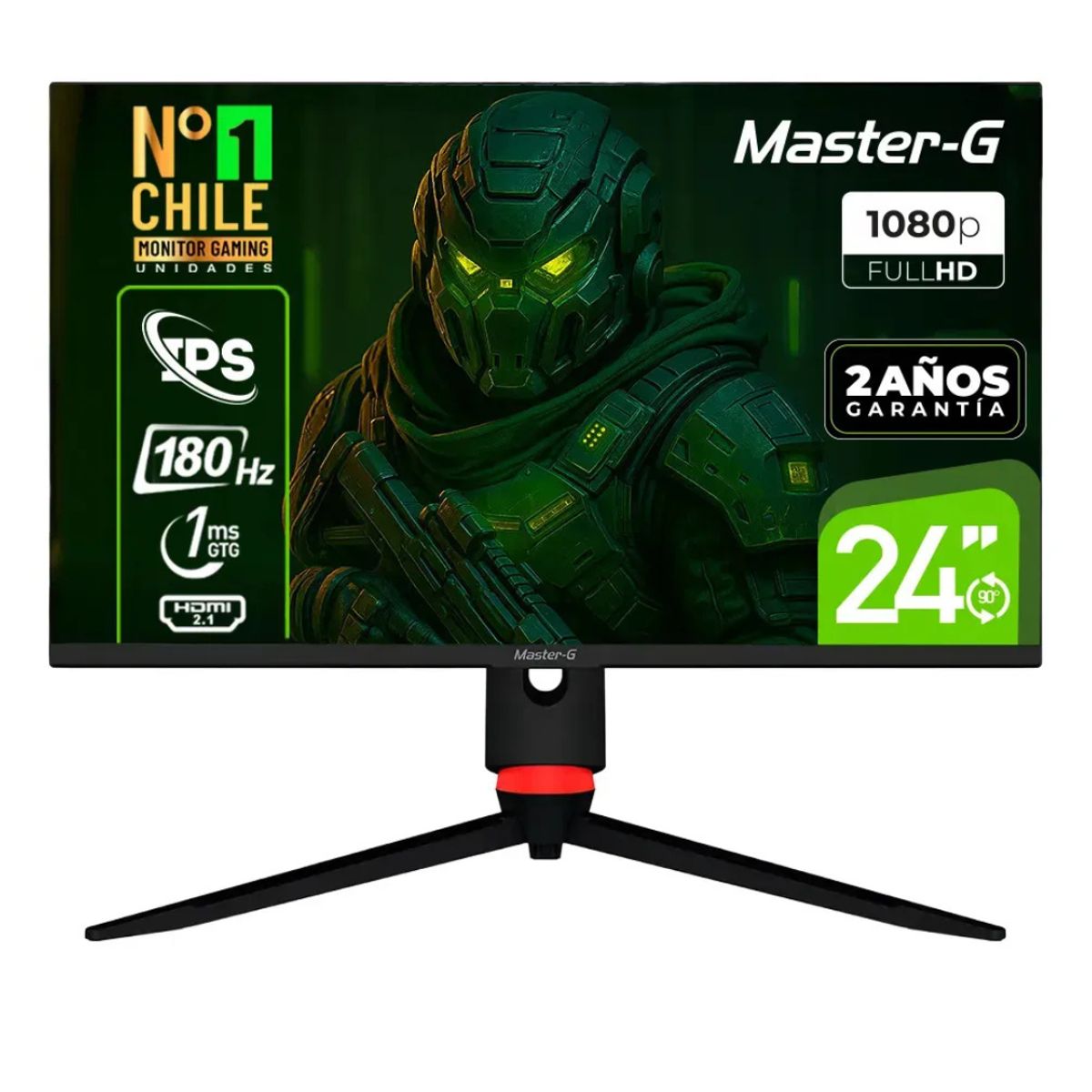 MASTER G - Monitor Gamer 24 Full HD  Master-G MGMG2440 Color Negro