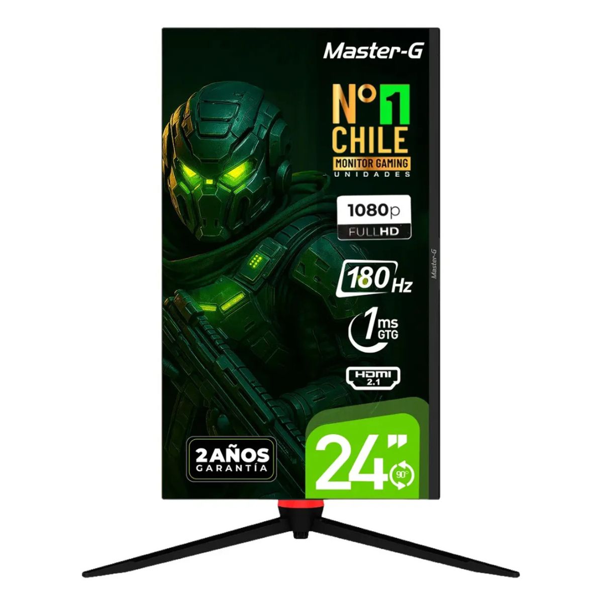 MASTER G - Monitor Gamer 24 Full HD  Master-G MGMG2440 Color Negro