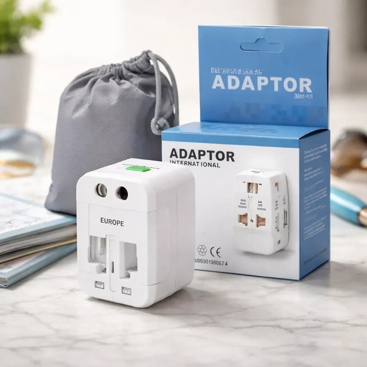 GENERICO - Adaptador Universal De Enchufe Para Viajes Internacionales