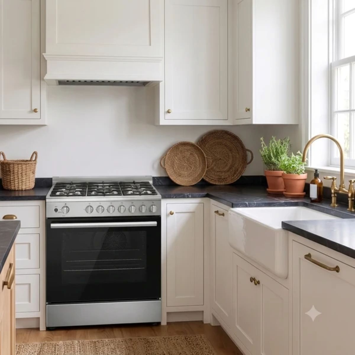 FDV - Cocina a Gas Licuado FreeStanding Vulcano 5 quemadores FDV