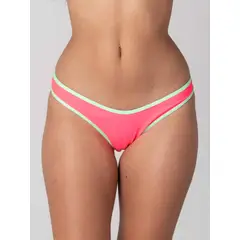 DAIKIRI BIKINIS - Bottom de Bikini Daikiri Mujer Calzón Bordes Rosado Fucsia Fluor Verde Menta Protección UV50+