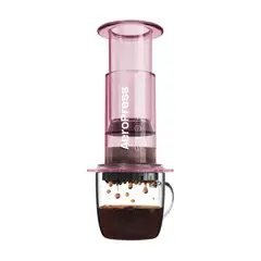 AEROPRESS - Clear Pink Original + Accesorios y Filtros