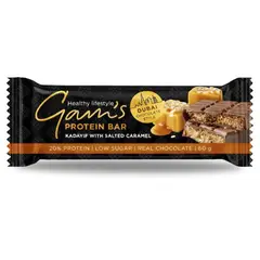 GAMS - BARRA PROTEINA ESTILO CHOCOLATE DUBAI 60 G SALTED CARAMEL