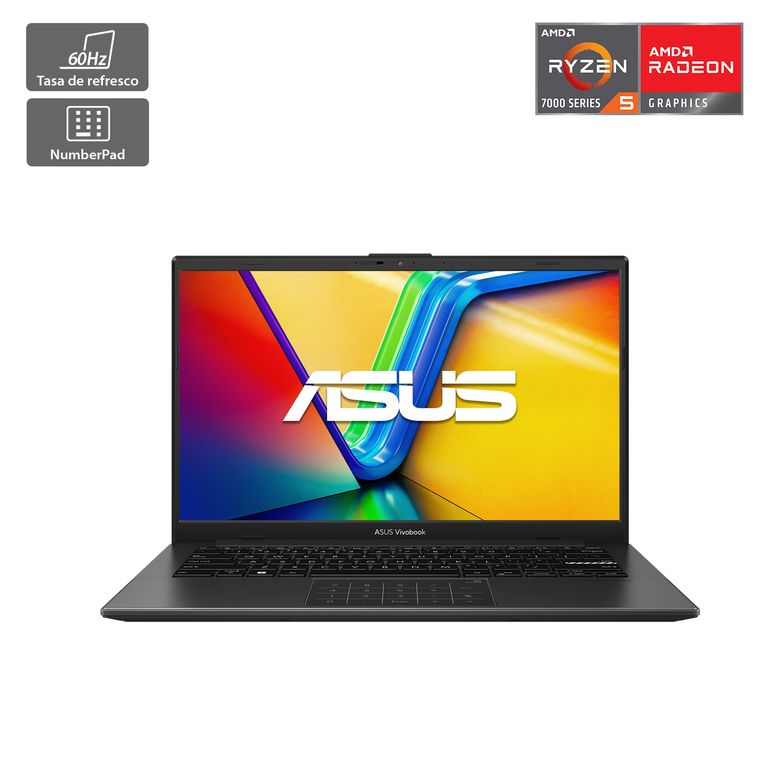 Notebook VivoBook Go 14 Ryzen 5 / 16GB / 512GB SSD / 14" FHD / Wi-Fi 6E / W11