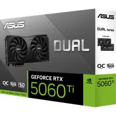 ASUS - Tarjeta de Video DUAL NVIDIA GeForce RTX 5060 Ti EVO, 16GB GDDR7, 128-bit, PCI-e 5.0 - 90YV0NQ0