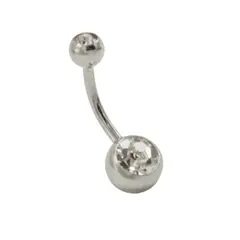 ELBAULDEJUMA - Piercing ombligo navel 12mm acero quirurgico 316L