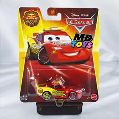 MATTEL - Auto Rayo McQueen Race&Rescue- Cars Disney Pixar Premium Metalico Escala 1.55