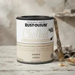 RUST OLEUM - Pintura Tizada Latex Ultra Mate Chalked 887 Ml Arena