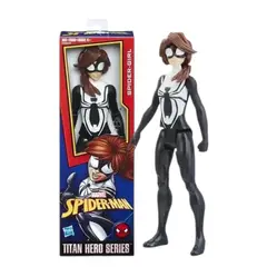 HASBRO - Figura Spider Girl Articulada Titan Hero Series Marvel 24cm