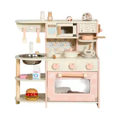 LUBABYCAS - Cocina De Juguete Infantil Niños Madera Master