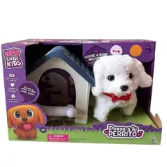 GENERICO - Pasea A Tu Perrito - Perro Blanco Movimiento Y Sonido The Walking Puppy