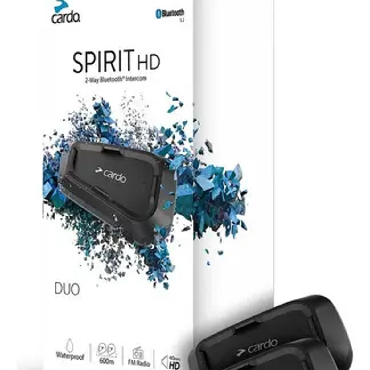 CARDO SYSTEMS INC - Intercomunicador Cardo Spirit Hd Negro 2 Unidades