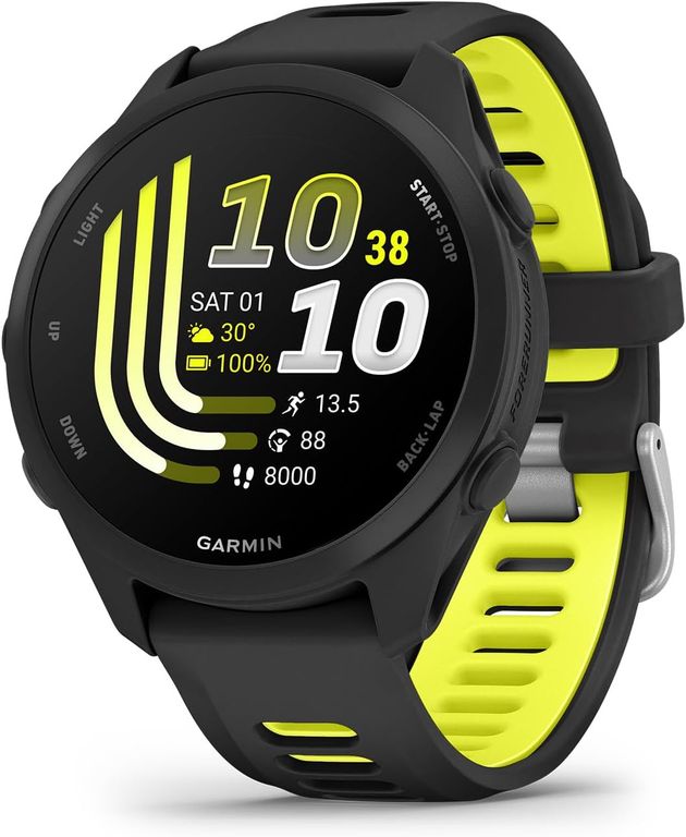 Forerunner 170 GPS Running Smartwatch (Black/Amp Yellow)