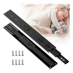 KOKILA - Corredera Telescopica Standarh Cierre Suave 2 Pack