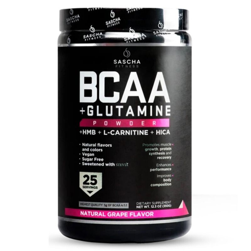 GENERICO - Bcaa  Glutamina Sascha Fitness Uva Natural