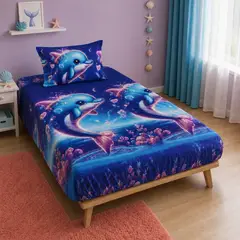 ARMONIA - Uego de Cama Infantil Niña 3 Piezas 144 Hilos