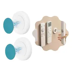 GENERICO - Set x2 Soporte Magnético Adhesivo para Control Remoto | Organizador de Pared Sin Taladros