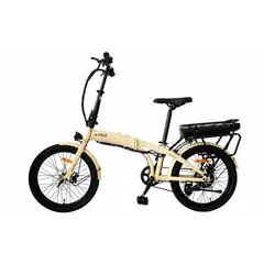 EBICIS - Bicicleta eléctrica plegable EFOLD Crema