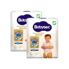 BABYSEC - Pañal Super Premium G - 136 Unidades