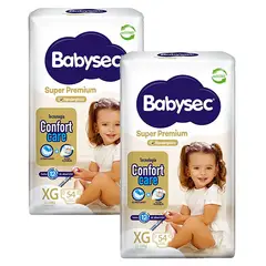 BABYSEC - Pañal Super Premium XG - 108 Unidades