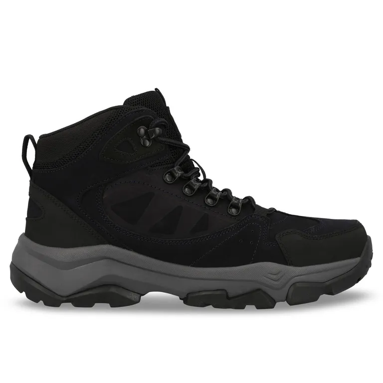 Botines Waterproof Outdoor Hombre Cuero Sansac Azul