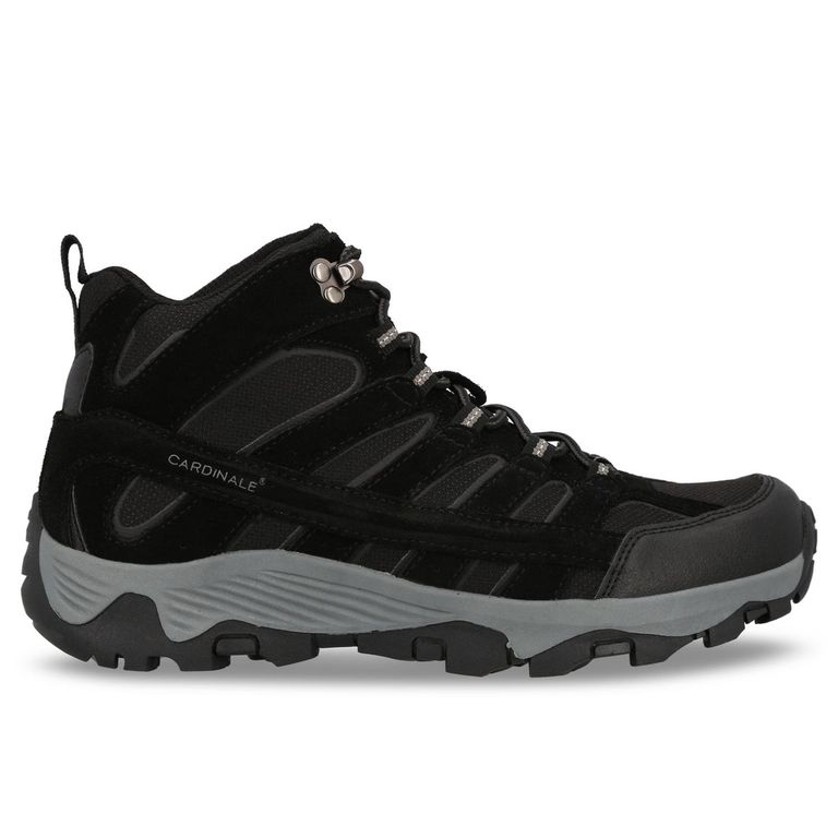 Botines Waterproof Outdoor Hombre Cuero Bains Negro
