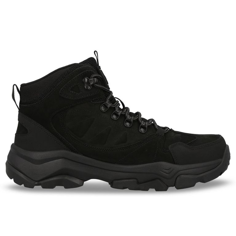 Botines Waterproof Outdoor Hombre Cuero Sansac Negro