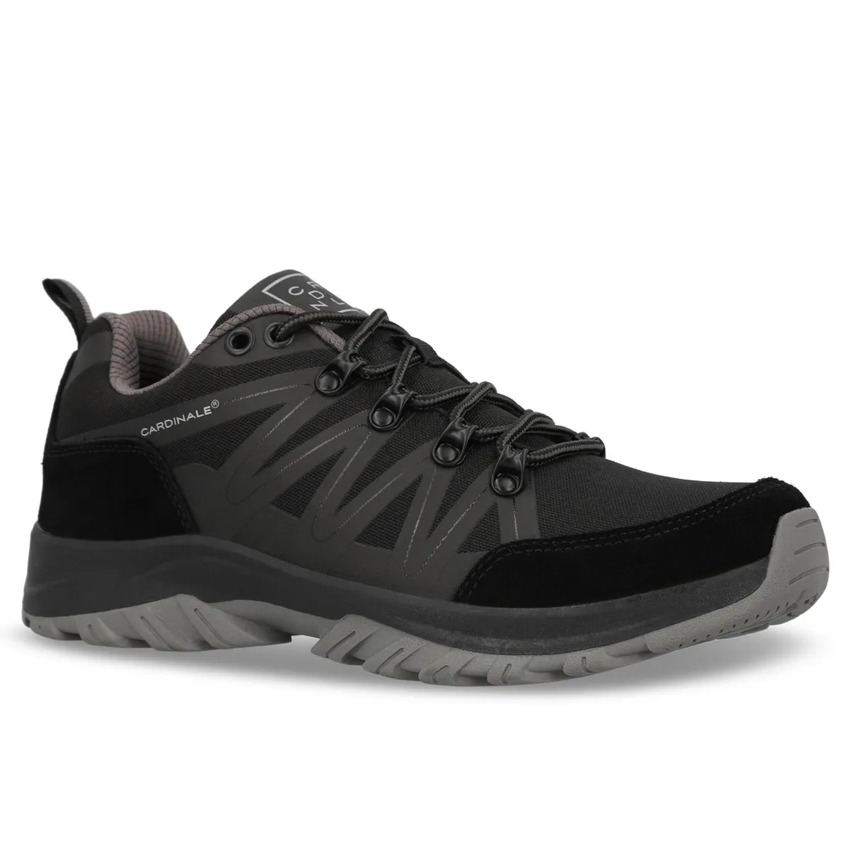 CARDINALE - Zapatilla Outdoor Hombre Textil Bresse Negro Cardinale