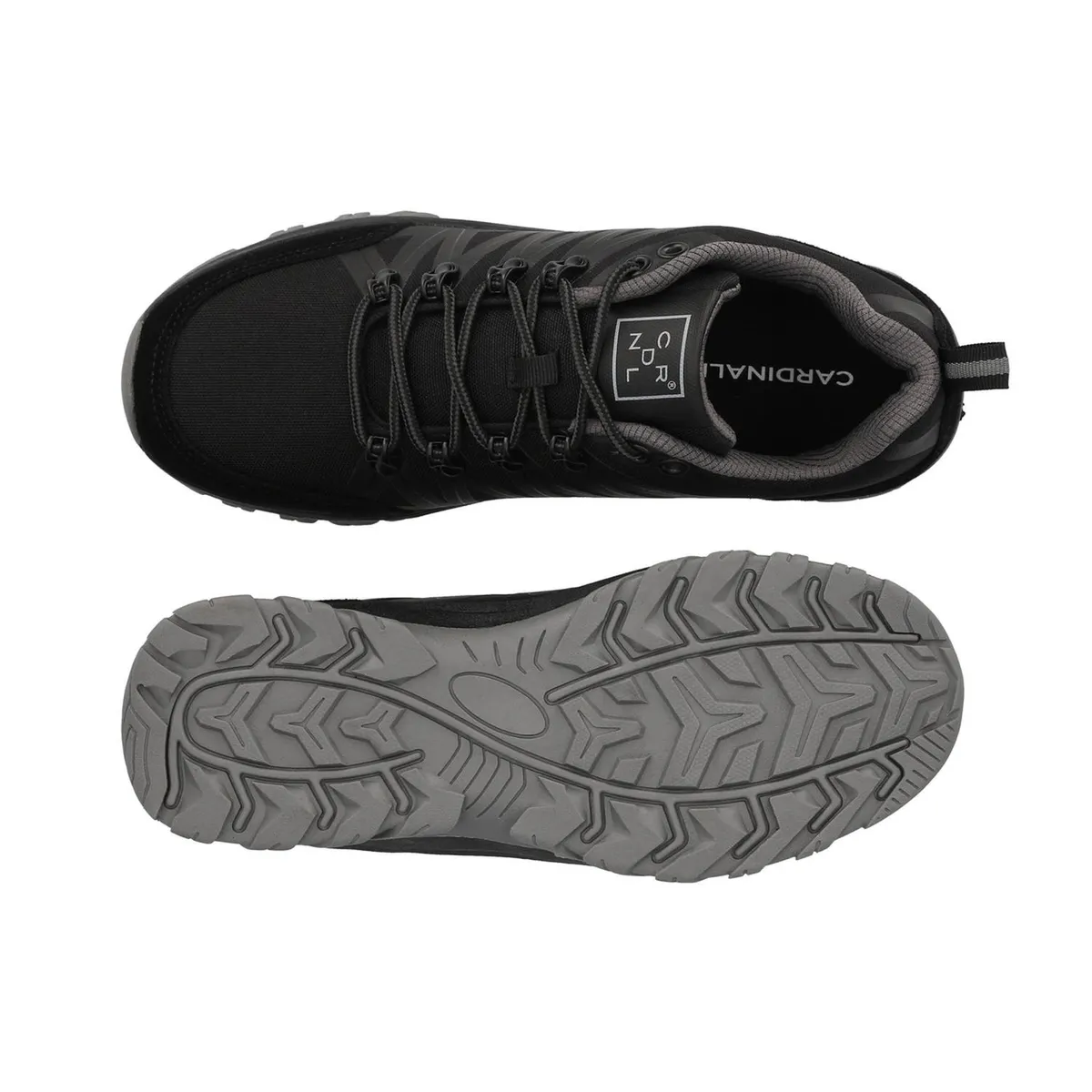 CARDINALE - Zapatilla Outdoor Hombre Textil Bresse Negro Cardinale