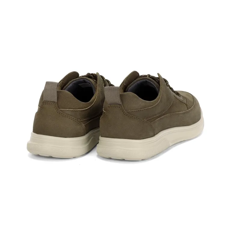 Zapatilla Urbana Hombre Cuero X-Light Wallcourt Taupé Planta liviana